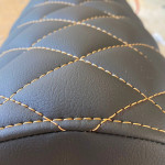 yellow stitching