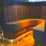seat booths with led lights