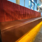 Large commercial seating area